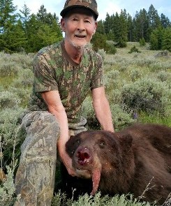 Man with Fresh Bear Hunt